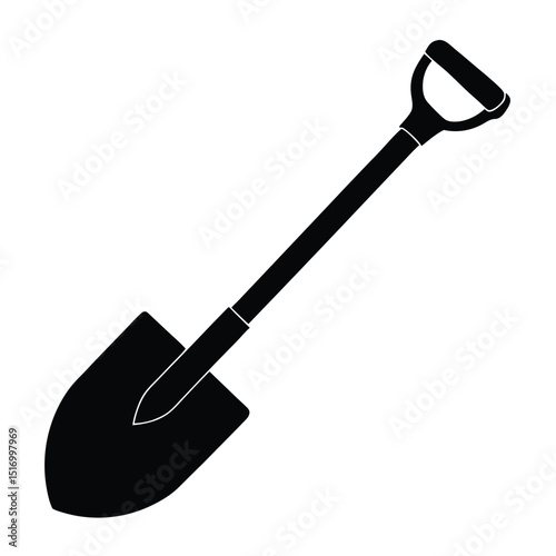 Shovel Gardening Glyph Icon 