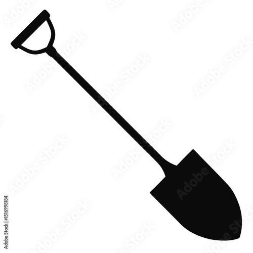 Shovel Gardening Glyph Icon 