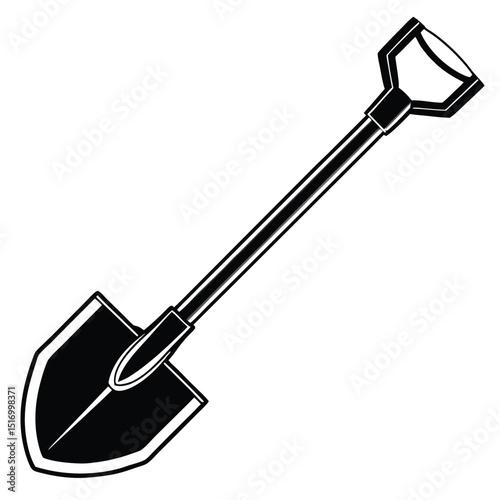 Shovel Gardening Glyph Icon 