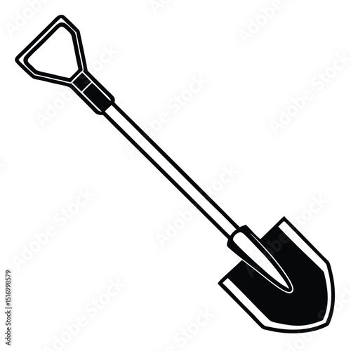 Shovel Gardening Glyph Icon 