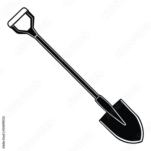 Shovel Gardening Glyph Icon 