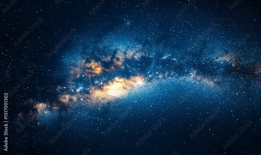 Fototapeta premium Celestial Nebula Mix: Cosmic Dust and Stellar Glow