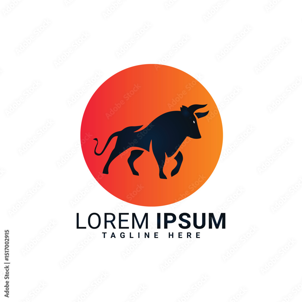 Fototapeta premium bull logo