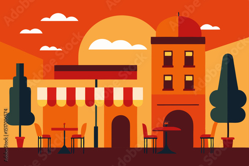 Taj Mahal Agra India morning silhouette vector icon set of mosque, temple, church, and castle architecture