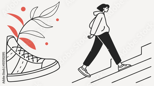 Growth, Progress, and Self-Improvement A Visual Representation of Personal Journey