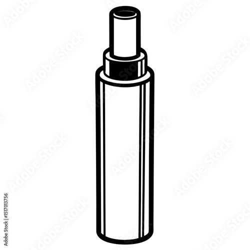 Minimal Concealer Vector on White Background