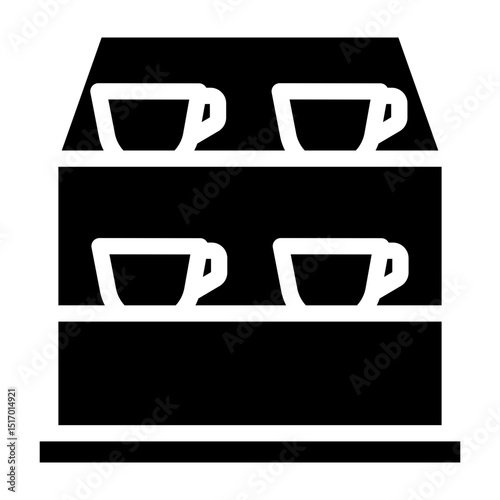 Showcase Vector Glyph Icon Design
