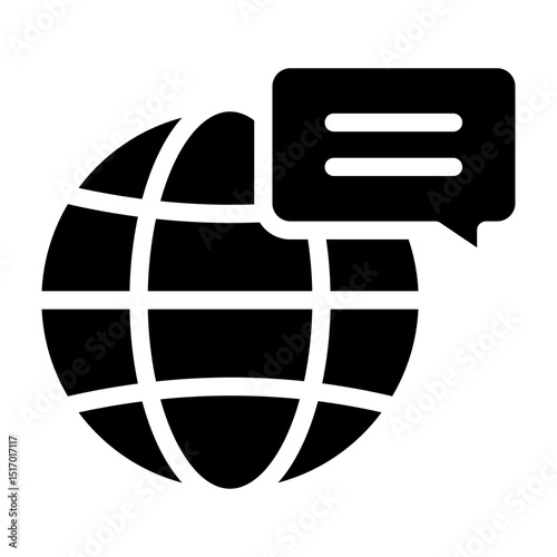 Access Vector Glyph Icon Design