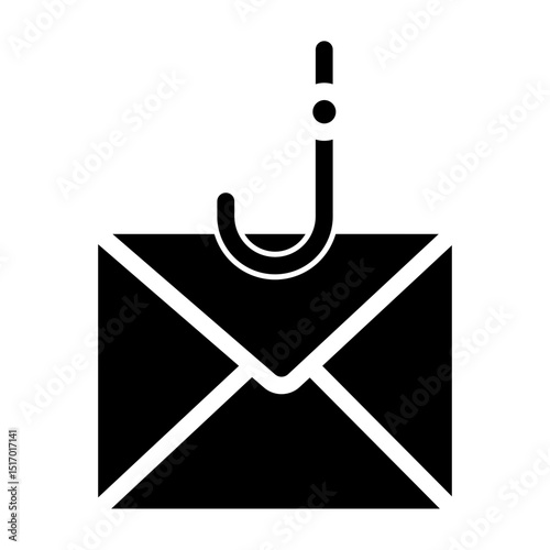 Write Message Vector Glyph Icon Design