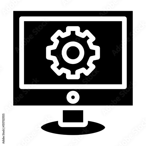 Software Vector Glyph Icon Design