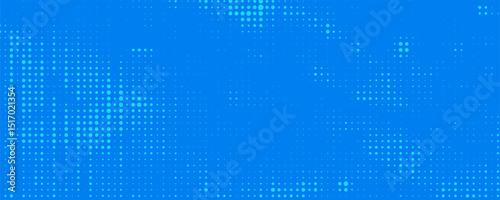 Blue comic pop-art halftone background vector Illustration