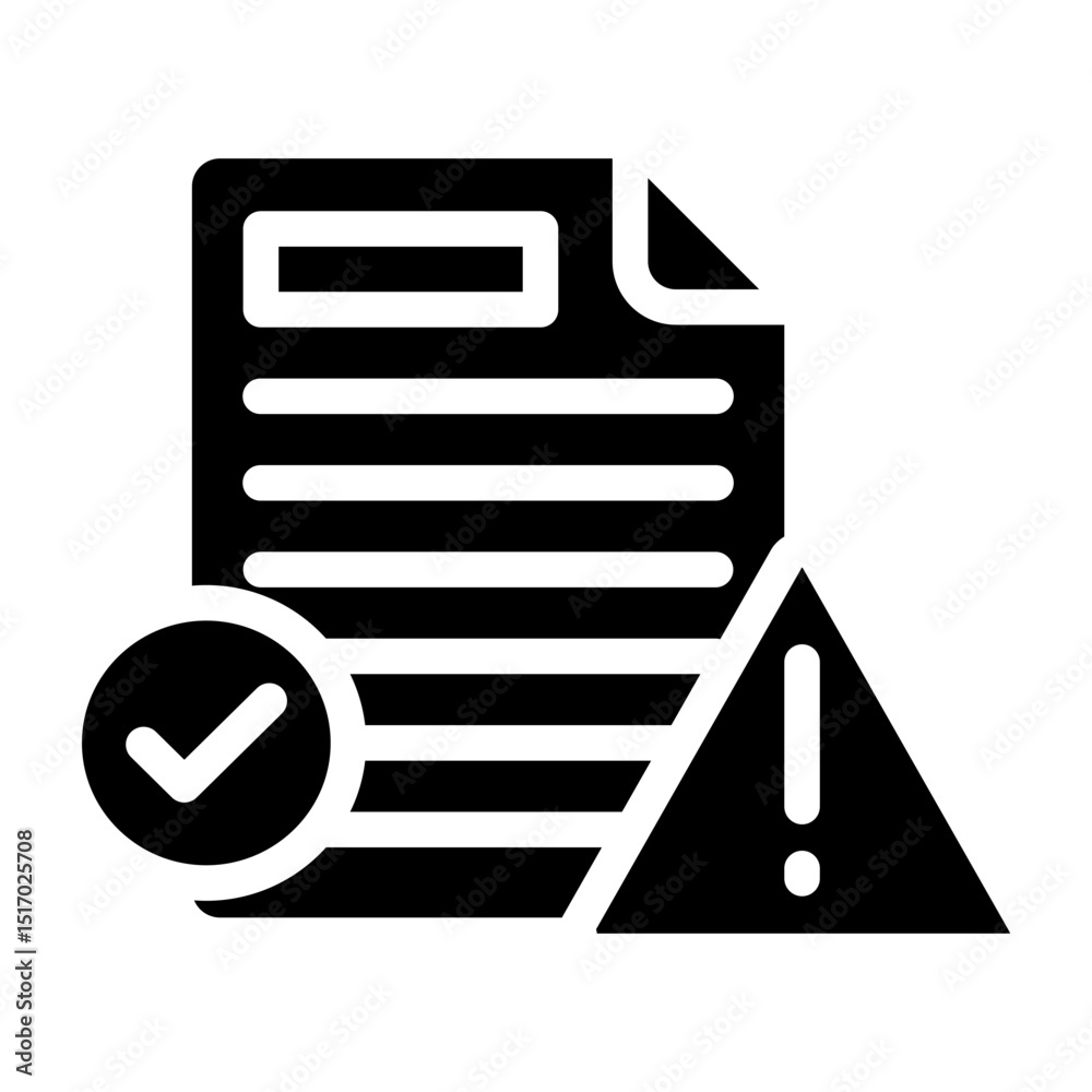 Obraz na plátně Declare Vector Glyph Icon Design