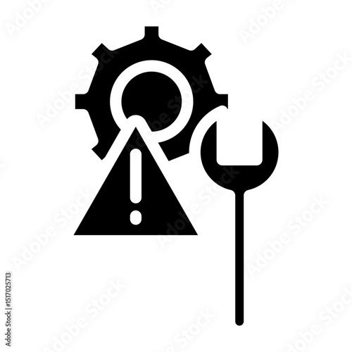 Maintenace Vector Glyph Icon Design