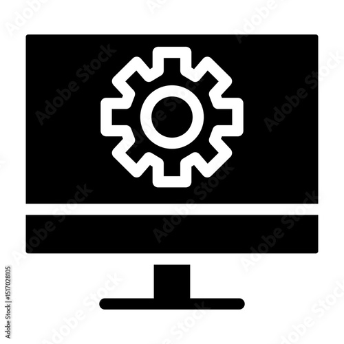 Maintenance Vector Glyph Icon Design