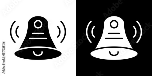 Bell ring icon symbols. Vector illustration.