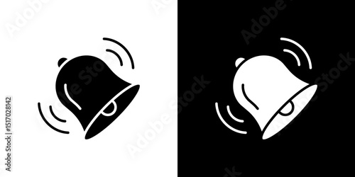 Bell ring icon symbols. Vector illustration.