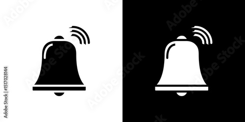 Bell ring icon symbols. Vector illustration.