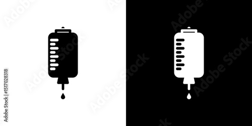 Blood transfusion icon symbols. Vector illustration.