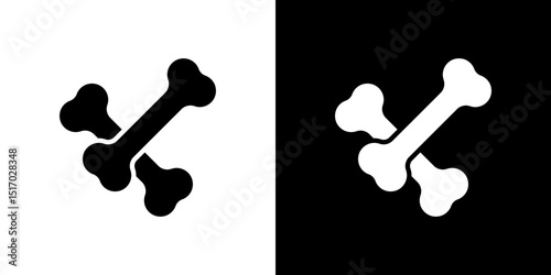 Bones icon symbols. Vector illustration.