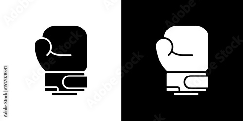 Boxing glove icon symbols. Vector illustration.
