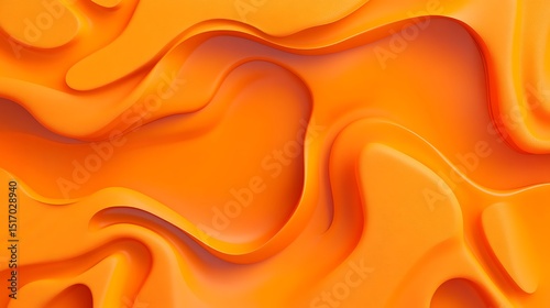 Abstract orange wavy textured background