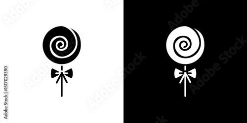 Candy icon symbols. Vector illustration.