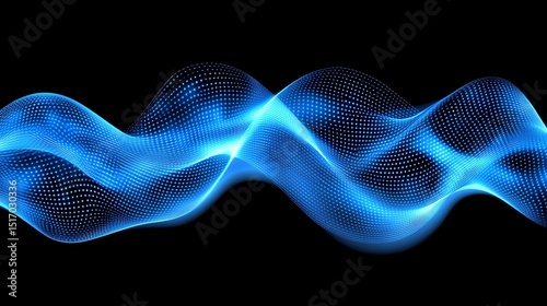 Abstract blue wave design (7)
