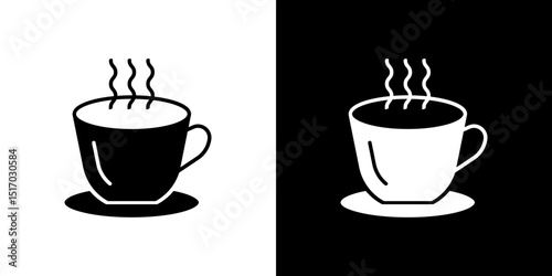 Coffee icon symbols. Vector illustration.