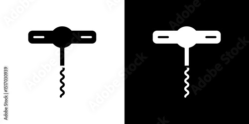 Corkscrew icon symbols. Vector illustration.