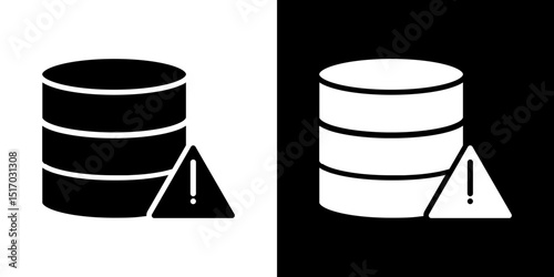 Data loss icon symbols. Vector illustration.