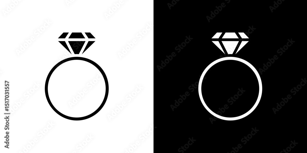 Diamond ring icon symbols. Vector illustration. Diamond ring icon symbols. Vector illustration.