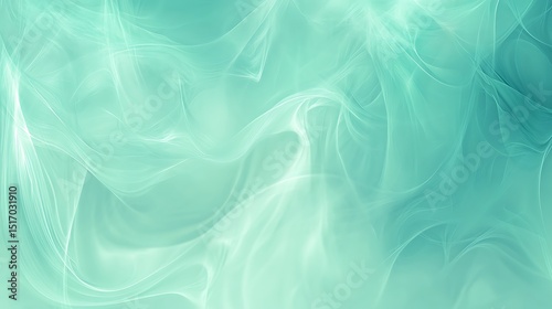 Abstract teal and mint green background