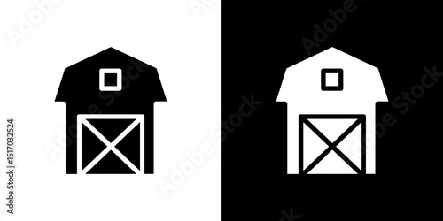 Farm icon symbols. Vector illustration.