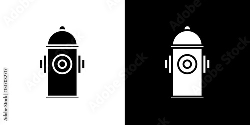 Fire hydrant icon symbols. Vector illustration.