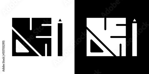 Floor plan icon symbols. Vector illustration.