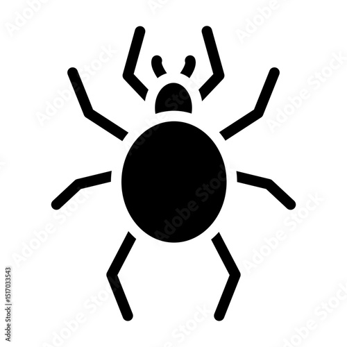 Tarantula Vector Line Icon Design