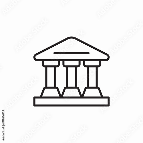 bank service icon sign vector