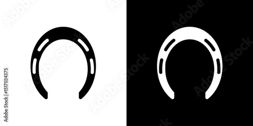 Horseshoe icon symbols. Vector illustration.