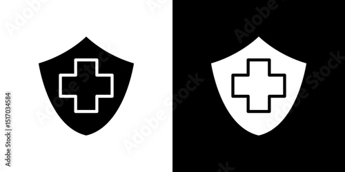 Immune guard icon symbols. Vector illustration.