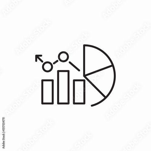 data techniques icon sign vector