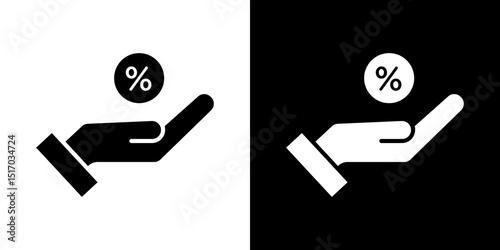 Interest icon symbols. Vector illustration.