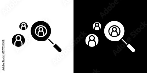 Job vacancy icon symbols. Vector illustration.