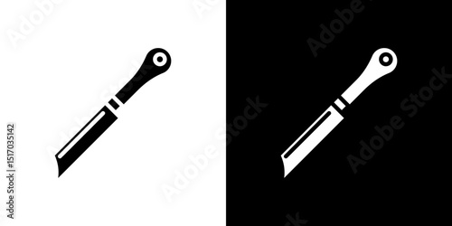 knife icon symbols. Vector illustration.