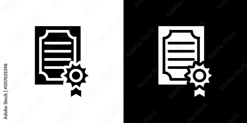 License icon symbols. Vector illustration. License icon symbols. Vector illustration.