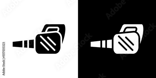 Leaf blower icon symbols. Vector illustration.