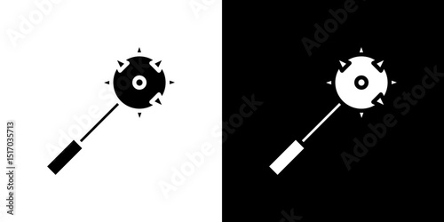 Mace icon symbols. Vector illustration.