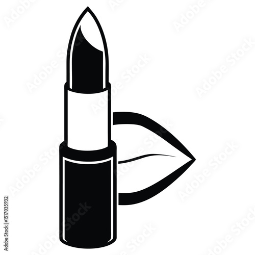 Lipstick Beauty Glyph Icon
