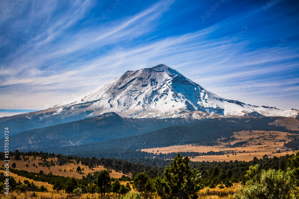 Fototapeta premium Volcán Popocatépetl
