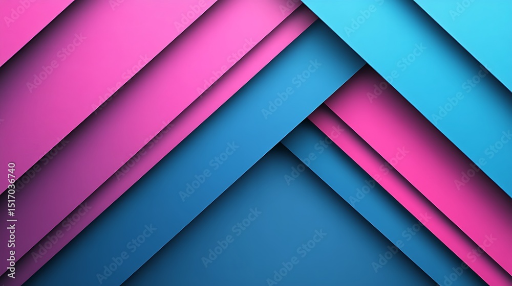 Obraz premium Abstract geometric layered shapes