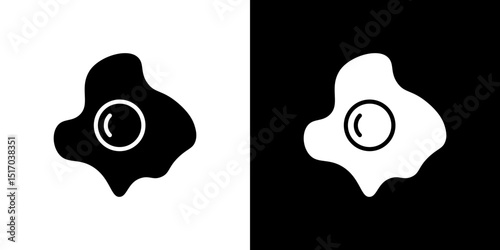 Omelet icon symbols. Vector illustration.
